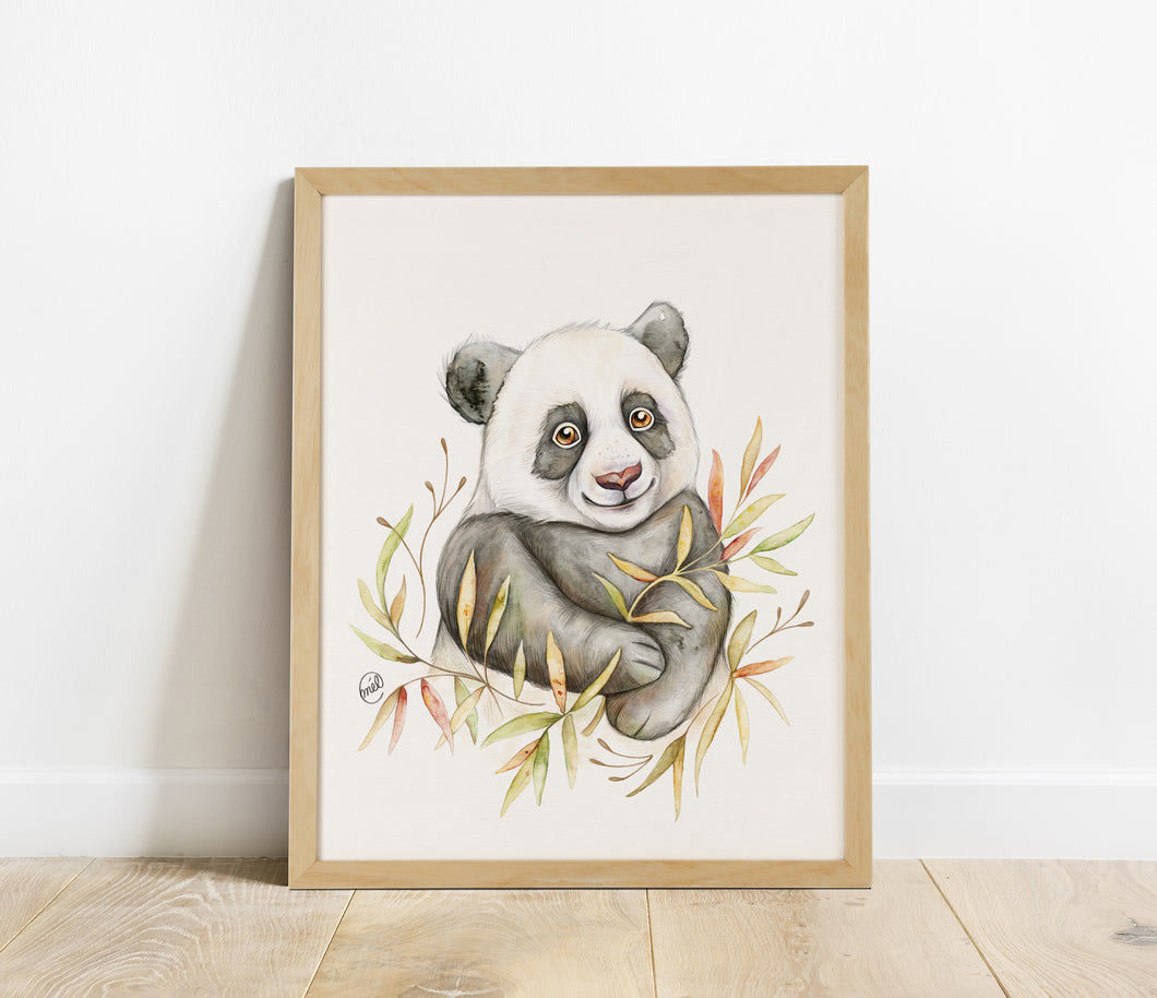 Affiche de petit panda
